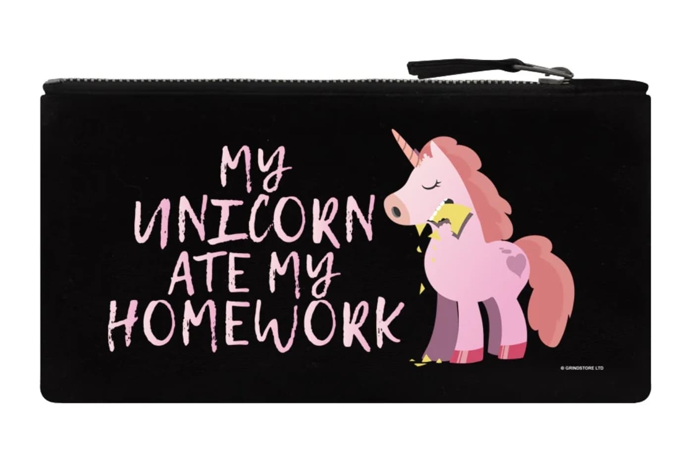 My Unicorn Ate My Homework Pencil Case