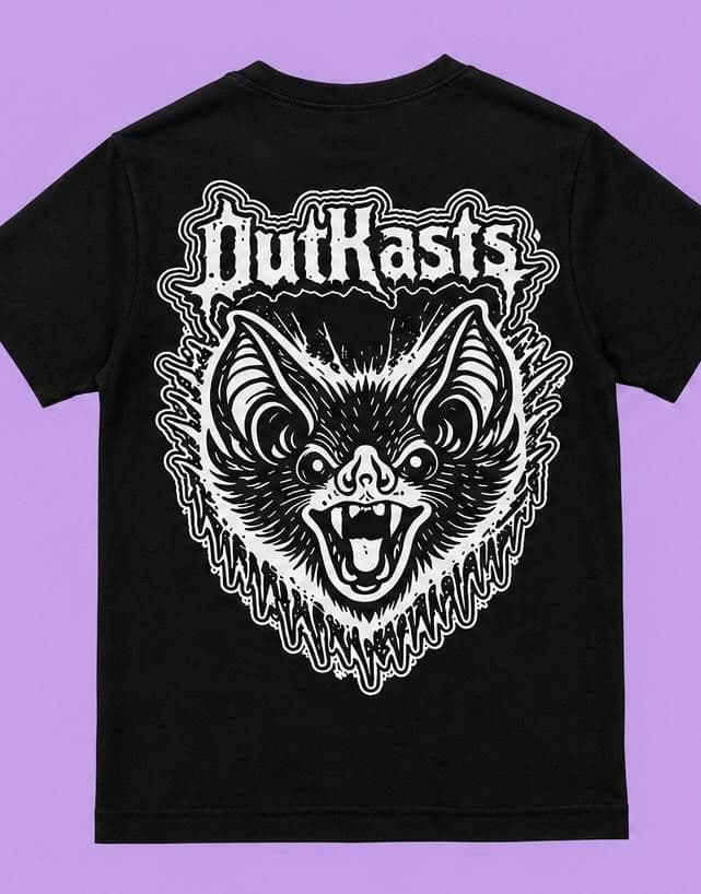OutKasts Bat Graphic Tee Kids