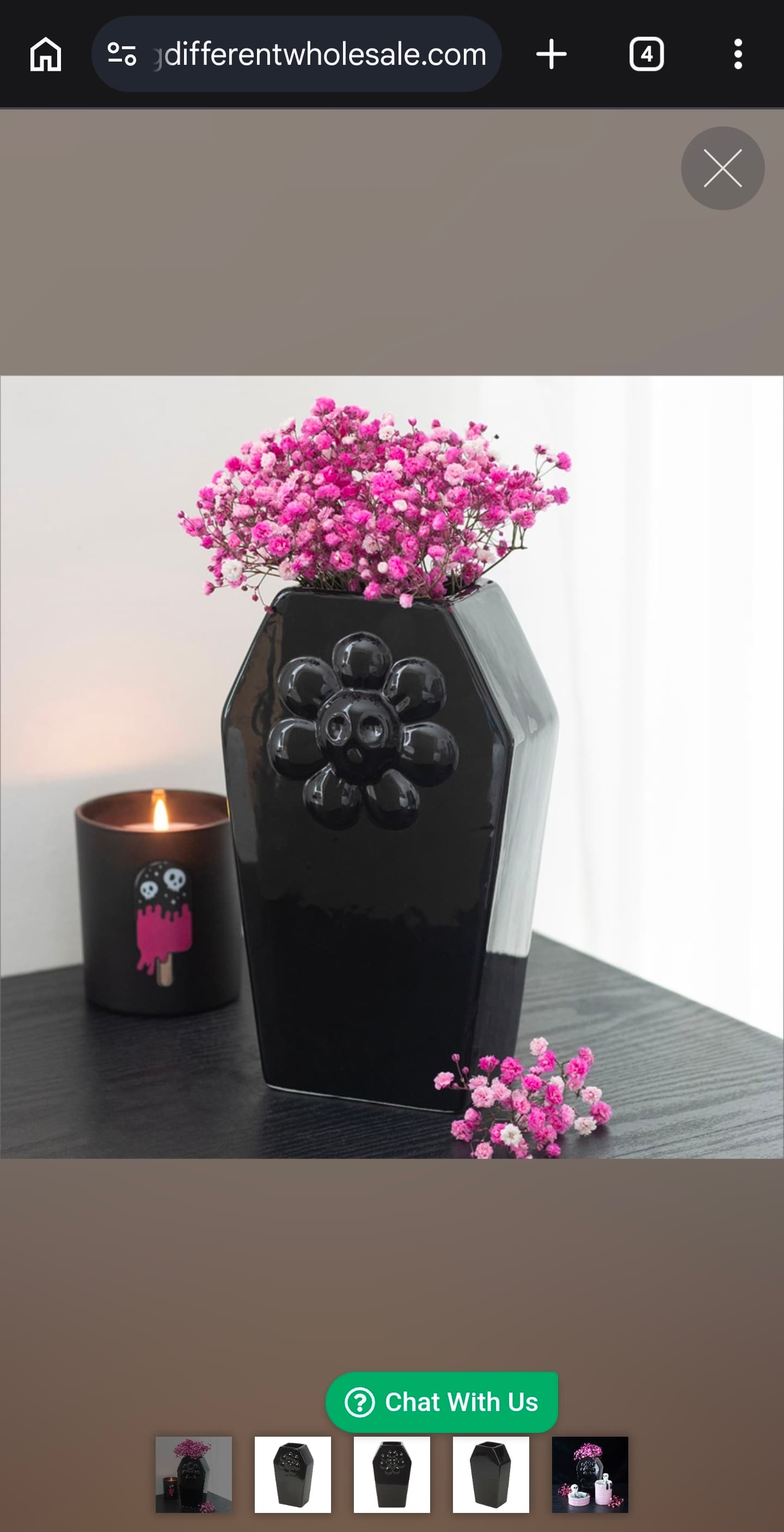 Coffin Flower Vase
