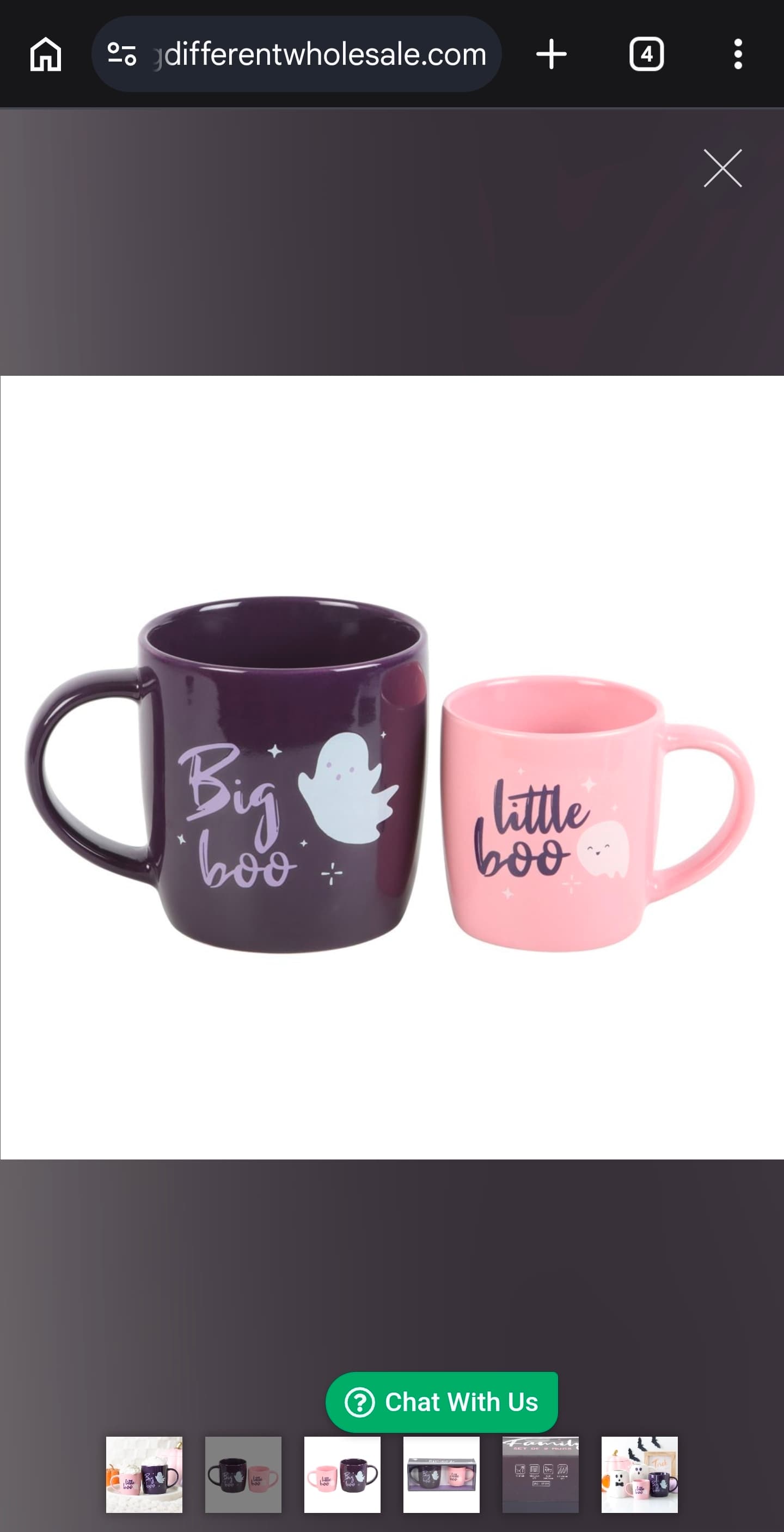 Big Boo Little Boo Family Mug Set — image 2