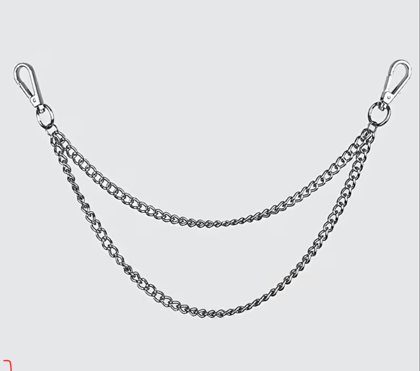 Double layered belt chain 
