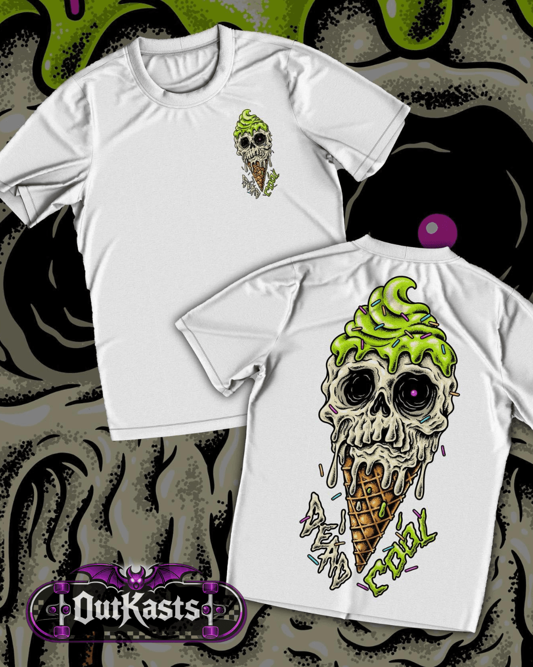 Dead Cool T-Shirt white adult